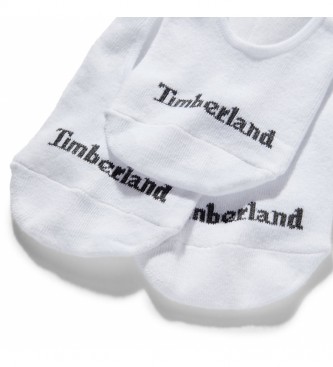 Timberland Confezione da 3 Core Invisible Sock W Gripper bianco
