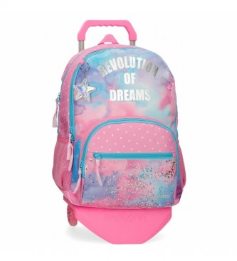 Movom Revolution Dreams Two-Compartment Backpack with Trolley -33x45x17cm