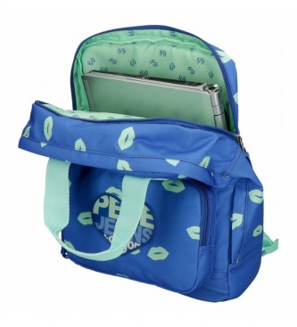Pepe Jeans Pepe Jeans Ruth Computer Backpack -30x40x13cm- Blue