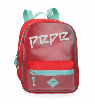 Pepe Jeans Pepe Jeans Small Backpack Cristal -25x32x12cm- Red