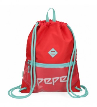 Pepe Jeans Pepe Jeans Cristal Sack Backpack -35x46cm- Red
