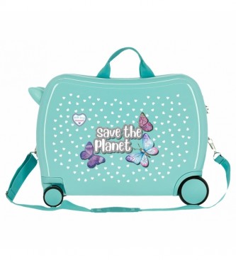 Movom Movom Save the Planet Kinderkoffer grn -38x50x20cm