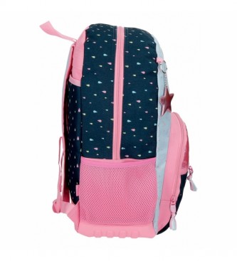 Movom Movom Rainbow School Backpack -33x45x17cm- Multicolor