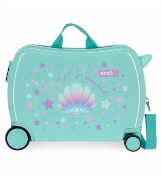 Enso Be a Mermaid Kinderkoffer -38x50x20cm- trkis