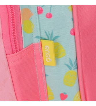 Enso Enso Juicy Fruits Sack Backpack pink -35x46x0,5cm- Pink