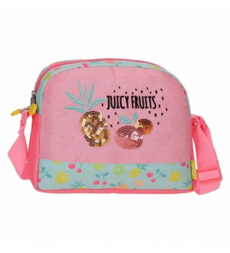 Enso Enso Juicy Fruits shoulder bag -20,5x16,5x6cm- pink