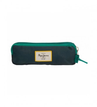 Pepe Jeans Pepe Jeans Mark pencil case -22x7x3cm- Green