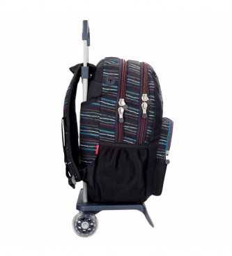 Enso Enso Wall Ride Backpack Double Compartment with Trolley -30,5x44x15cm