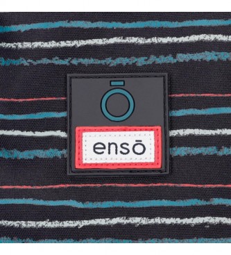 Enso Enso Wall Ride toaletna torba z dvojnim prilagodljivim predalom -24x15x10cm- črna