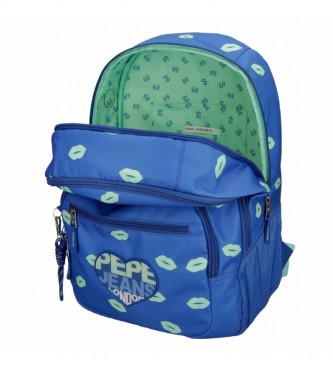 Pepe Jeans Pepe Jeans Ruth Backpack Double Zipper with Trolley -32x44x22cm