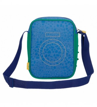 Enso Dino Shoulder Bag -15x20x8cm- Blue