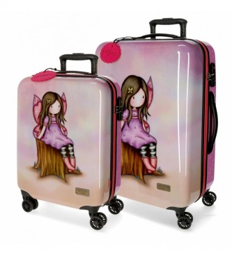 Joumma Bags Gorjuss Wishing and Hoping hard sided luggage set -37x55x20cm/45x67x26cm