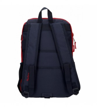 Pepe Jeans Pepe Jeans Dany Two-Compartment Adaptive Backpack Red -31x46x15cm