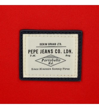 Pepe Jeans Pepe Jeans Dany caixa de lpis -22x7x3cm- Azul, Vermelho