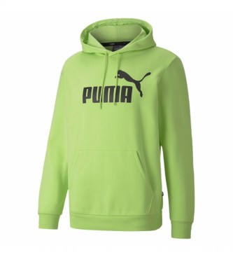 Puma Felpa con cappuccio ESS FL Big Logo verde