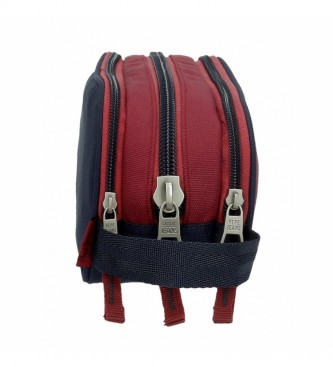 Pepe Jeans Pepe Jeans Andy Trousse  crayons  triple fermeture clair -22x12x5cm- Rouge