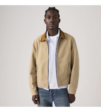 Levi's Veste Castro marron à fermeture éclair intégrale