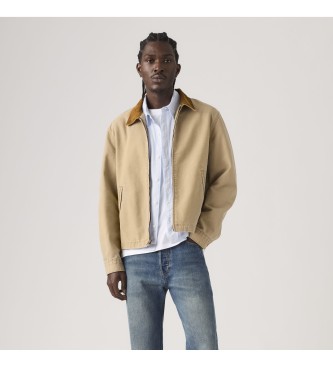 Levi's Veste Castro marron à fermeture éclair intégrale