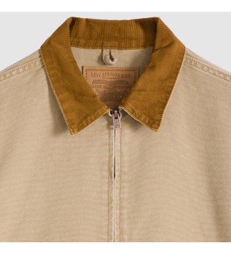 Levi's Veste Castro marron à fermeture éclair intégrale