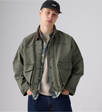 Levi's Grøn Hilltop-jakke