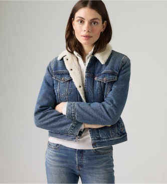 Levi's Veste Original Sherpa Trucker bleue
