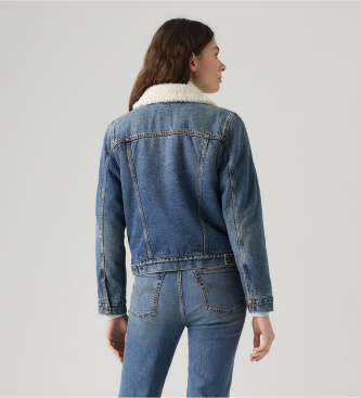 Levi's Veste Original Sherpa Trucker bleue