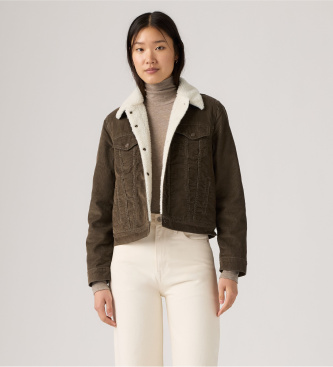 Levi's Veste Original Sherpa Trucker marron