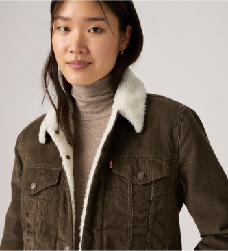 Levi's Veste Original Sherpa Trucker marron