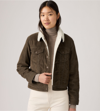 Levi's Veste Original Sherpa Trucker marron
