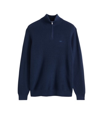 Levi's Jersey HM Quarter Zip marineblå