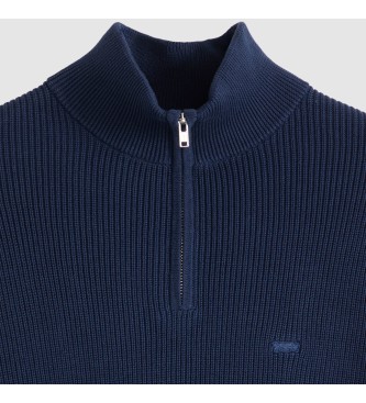 Levi's Jersey HM Quarter Zip marineblå