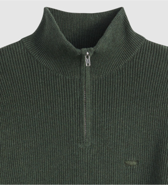 Levi's Green quarter-zip Housemark jersey