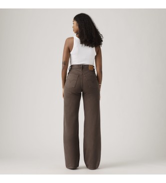 Levi's Jeans Ribcage Wide Leg marron