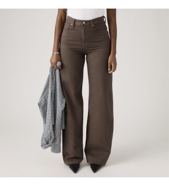 Levi's Jeans Ribcage Wide Leg marron