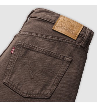 Levi's Jeans Ribcage Wide Leg marron