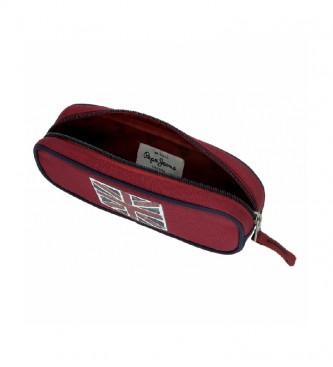 Pepe Jeans Pepe Jeans Andy Pencil Case with Organiser -22x7x3cm- Red