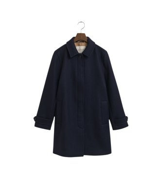 Gant Wollmix-Mantel Car marineblau