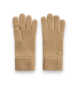 Gant Wollhandschuhe beige
