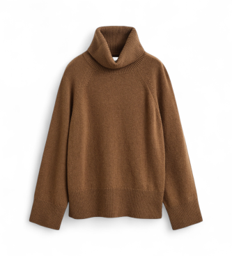 Gant Cashmere-Rollkragenpullover Khaki