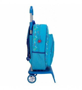 Joumma Bags Mickey Stars School Backpack with Trolley -30x40x13cm