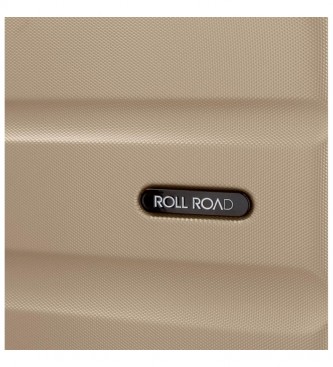 Roll Road 55-65-75cm Roll Road Flex Champagne Set di valigie rigide Rolling Road