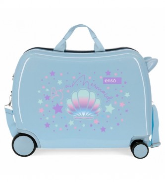 Enso Enso Be a Mermaid Blue children's suitcase -38x50x20cm