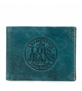 Lois Leather wallet 12301 blue -11,5x9cm