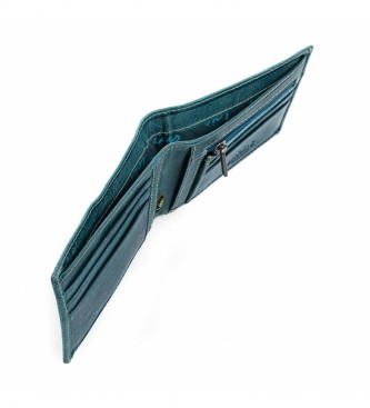 Lois Leather wallet 12301 blue -11,5x9cm