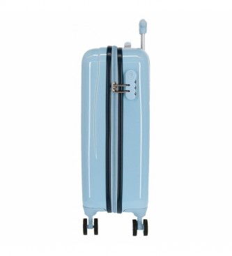 Joumma Bags Trolls World Tour valigia rigida cabina blu -34x55x20cm-