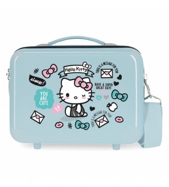 Joumma Bags ABS HELLO KITTY Toilet Bag You are Cute adaptable to trolley Fuchsia -29x21x15cm