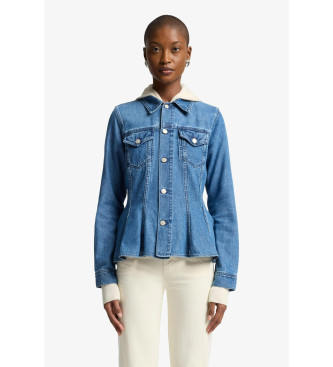 7 For All Mankind Kurtka Hilo niebieska