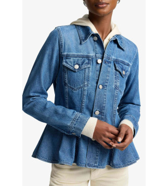 7 For All Mankind Kurtka Hilo niebieska