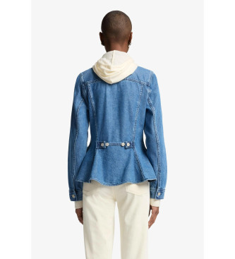7 For All Mankind Kurtka Hilo niebieska