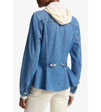 7 For All Mankind Kurtka Hilo niebieska